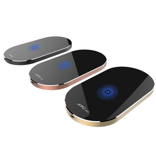 WL031 CNC 3 Coils Aluminium wireless charger