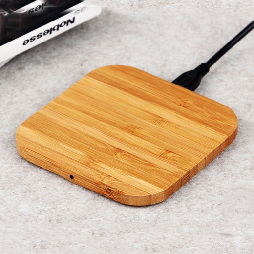 WL011 Wood square environmental wireless charger 