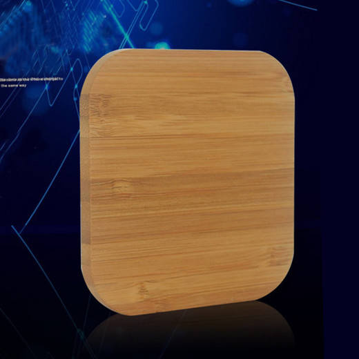 WL011 Wood square environmental wireless charger 