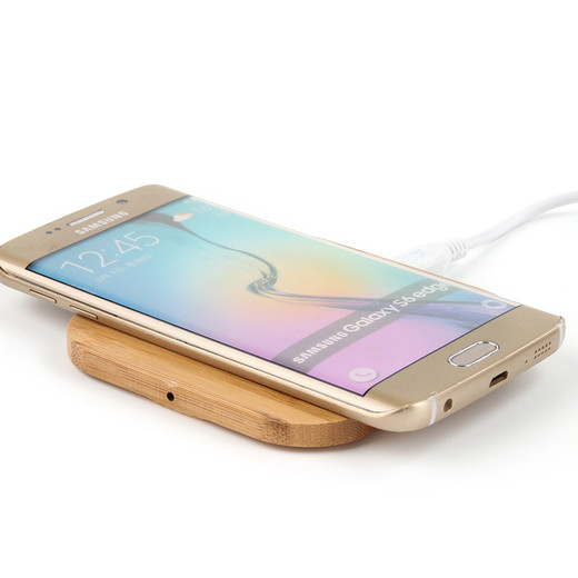 WL011 Wood square environmental wireless charger 