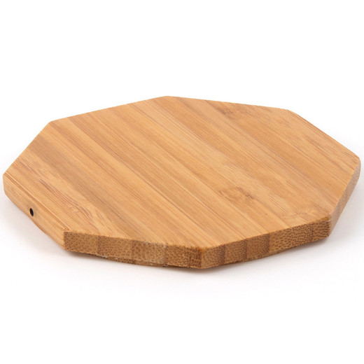 WL014  Wood customized shape environmental wireless charger 