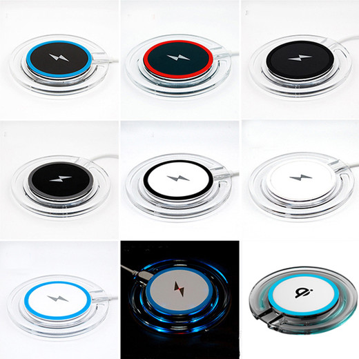 WL019  Acrylic light wireless charger 