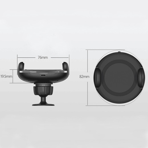 WLC008  360 rotate,with 2 pedestal  wireless car charger