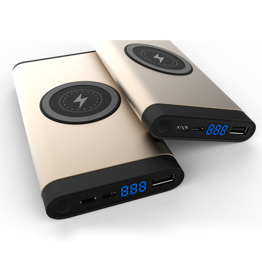 WLP015 8000mah Dual output ,type-C input wireless power bank